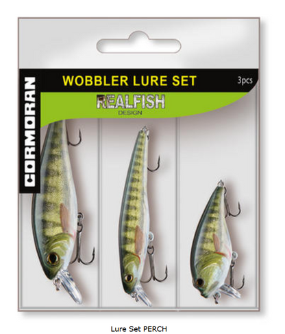 Set wobblers CORMORAN REALFISH Lure Set PERCH