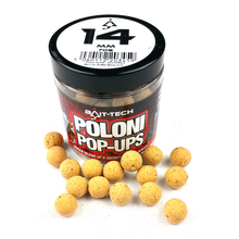 Плуващи топчета BAIT-TECH POLONI POP-UP 14mm - 70gr в буркан с примамки и насипни топчета
