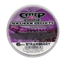 Меки пелети Bait-Tech Soft Hook Pellets Strawberry 6mm - 90gr
