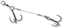 Помощна система от 2 тройни куки DAIWA PROREX SCREW-IN ASSIST HOOK с високо качество и стоманена тел.