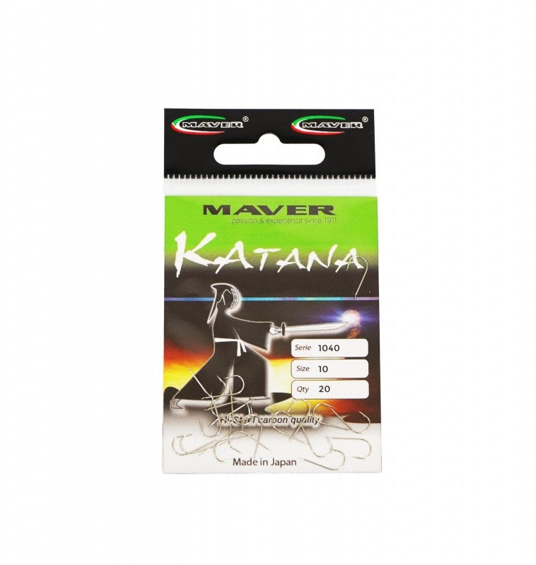 Куки MAVER Katana 1040A Nickel - 20 броя в пакет