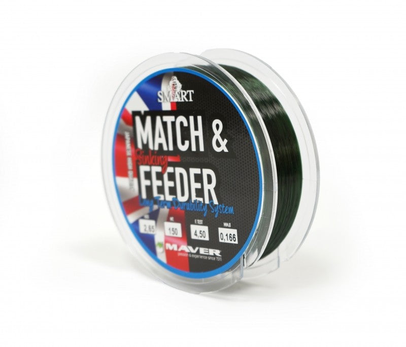 Монофилно влакно Maver MATCH & FEEDER SINKING - 150 метра - потъващо