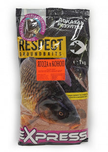 Захранка Респект Експрес Ягода с коноп - 1kg