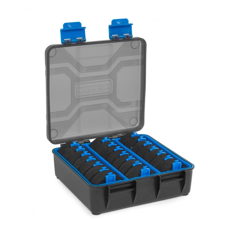 Кутия с 21 шпули за монтажи и поводи - PRESTON rEVAlution Storage Box