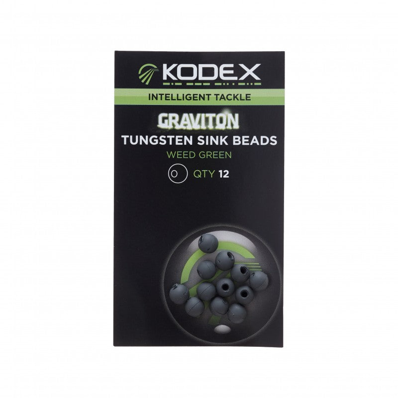 KODEX Graviton Super-Heavy Tungsten Sink Beads - Weed Green