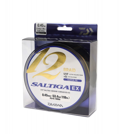 Плетено влакно Daiwa SALTIGA 12 BRAID UVF+SI - Multicolour (мултиколор) - 600m