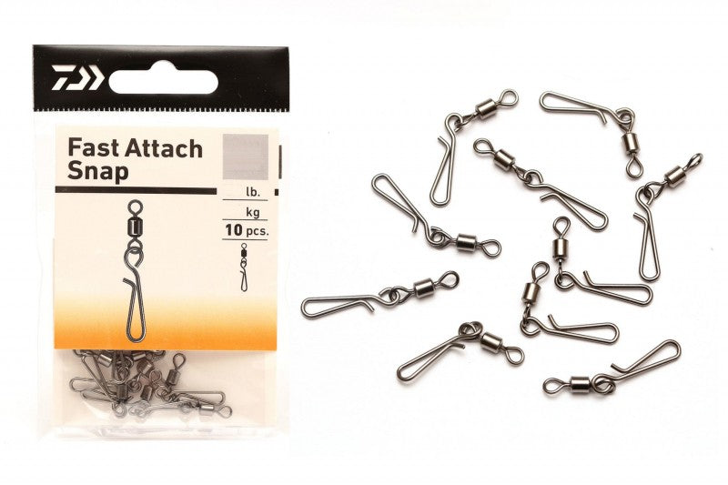 Вирбели с карабинка Daiwa FAST ATTACH SNAP