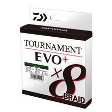 Плетено влакно Daiwa TOURNAMENT X8 BRAID EVO+ DARK GREEN (тъмно зелено) - 270м