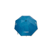 Кръгъл чадър Daiwa N'ZON Umrella Round - 2.50m в син цвят с логото на n'zon