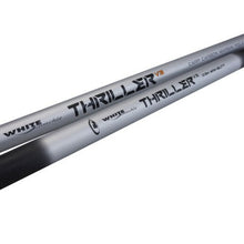 Къса Щека/Whip MIDDY THRILLER WHITE KNUCKLE CX POLE - 8.00m close-up view of carbon margin pole design.