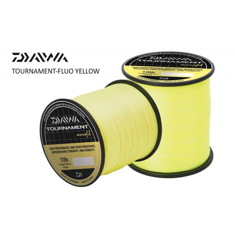 Монофилно влакно Daiwa Tournament YELLOW / ЖЪЛТО - голяма бобина