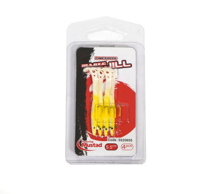 Силиконова примамка Lineaeffe MAGIC JILL - 5.5cm / 4 бр в опаковка