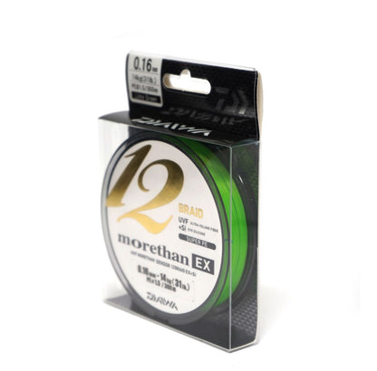 Плетеный шнур Daiwa MORETHAN 12 BRAID EX+SI LIME GREEN (зелено) - 300m