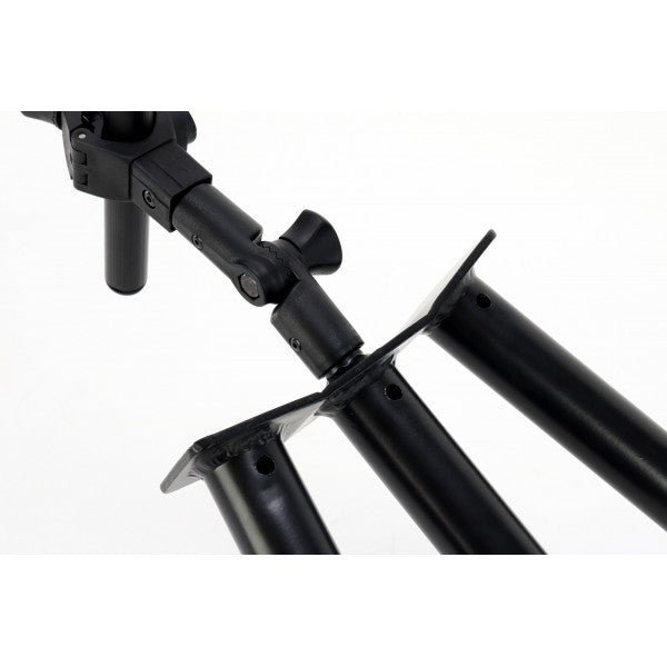 Стойка за фидер въдици - FORMAX TRIPLE ROD HOLDER, механизъм за регулиране и стабилност на дъното.