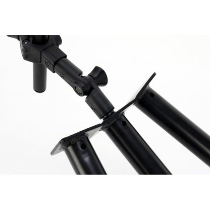 Стойка за фидер въдици - FORMAX TRIPLE ROD HOLDER, механизъм за регулиране и стабилност на дъното.