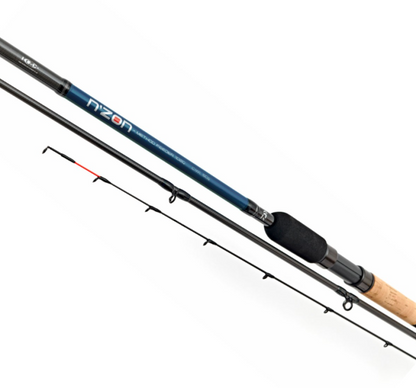 Фидер въдица - DAIWA NZON (POWER) FEEDER - 3.96m/100gr, изображение на риболовна въдица с HMC+ карбон.