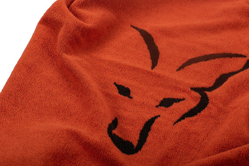 Плажна кърпа - Fox Beach Towel - BLACK & ORANGE  80x160cm