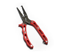 Клещи - Frichy Stainless Steel CX07-6 с червени ръкохватки, изработени от неръждаема стомана за риболов
