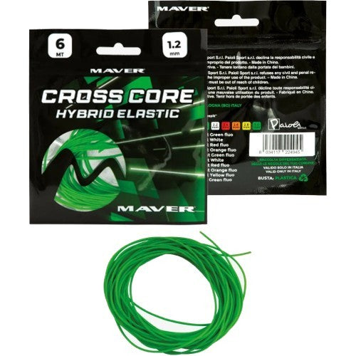 Плътен хибриден ластик за щека - MAVER Cross Core Hybrid Elastic - 6 метра