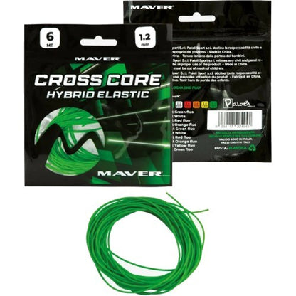 Плътен хибриден ластик за щека - MAVER Cross Core Hybrid Elastic - 6 метра