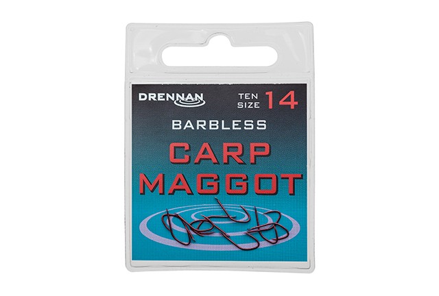 Куки без контра - DRENNAN CARP MAGGOT BARBLESS