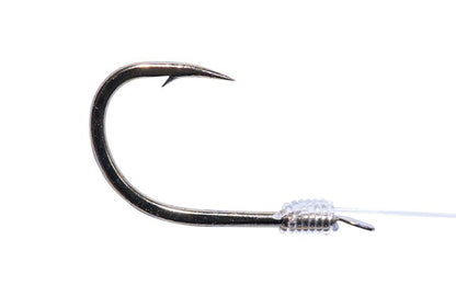 Вързани куки - DRENNAN CARBON FEEDER FLUOROCARBON - 100см, представена кука с флурокарбоново влакно.