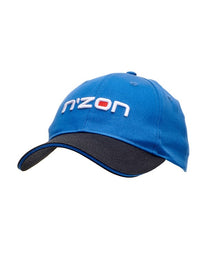 Шапка с козирка - DAIWA N'ZON CAP в син цвят, изработена от 100% памук, идеална за риболов.