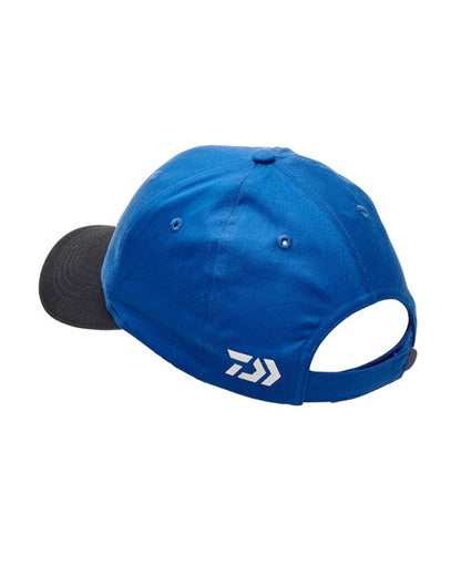 Шапка с козирка - DAIWA N'ZON CAP в синьо с лого, удобна за слънчеви риболовни дни