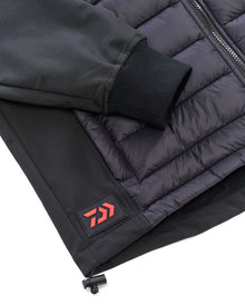 Яке - DAIWA D-VEC RIBBED SOFT SHELL JACKET - детайлно изображение на ръкав и шарка.