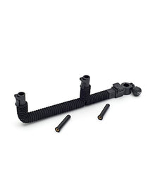 Двойно прикачно за платформа - DAIWA D36 D-TATCH DOUBLE ACC ARM - LONG с оребрено EVA покритие и аксесоари.