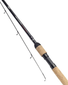 Мач въдица DAIWA MATCHMAN PELLET WAGGLER - 3.96м/3-15гр - детайлна снимка на въдицата с коркова дръжка и стоманени водачи.