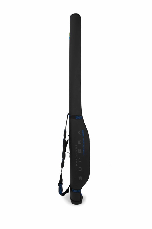 Твърд калъф за две въдици PRESTON HARDCASE SUPERA 2 ROD HOLDALL - 190 cm, идеален за съхранение на въдици.