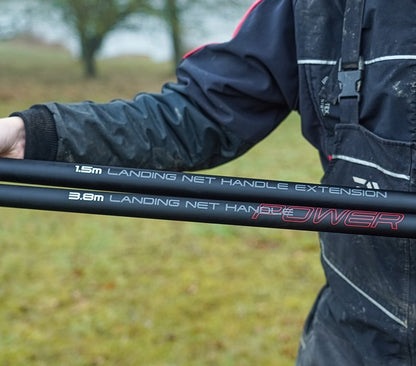 Удължител за дръжка за кеп DAIWA D-VEC 1.5M LANDING NET HANDLE EXTENSION и 3.8m дръжки за кеп