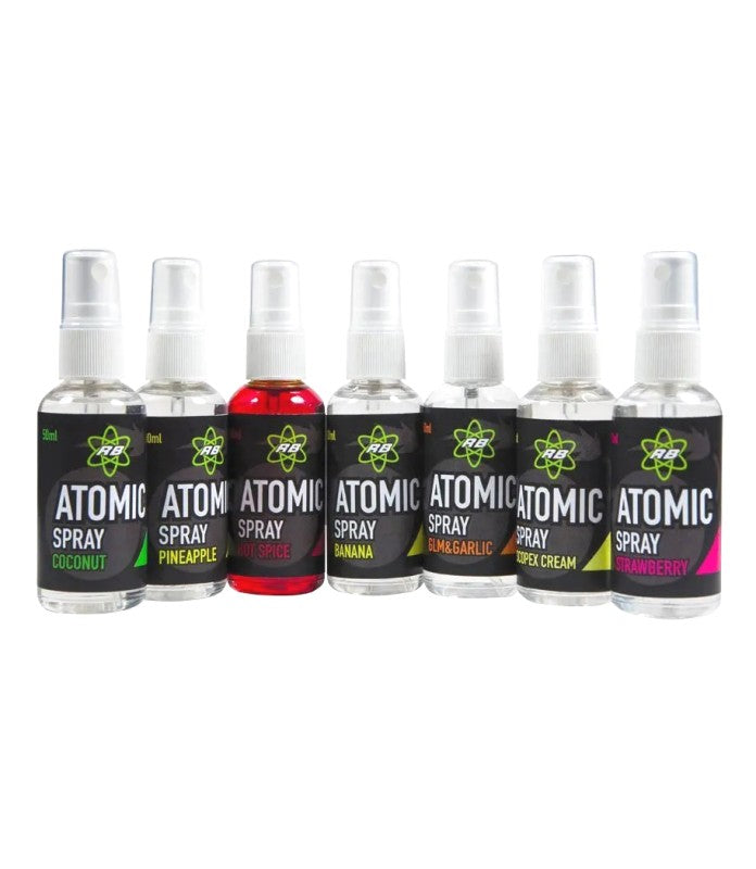 Течен ароматизатор MAVER REACTOR Atomic Spray - 50ml, набор от аромати за риболовни примамки.
