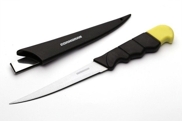 Нож за филетиране Cormoran Filleting Knife - модел 1300-5 / 27.5 см с ергономична дръжка и кания