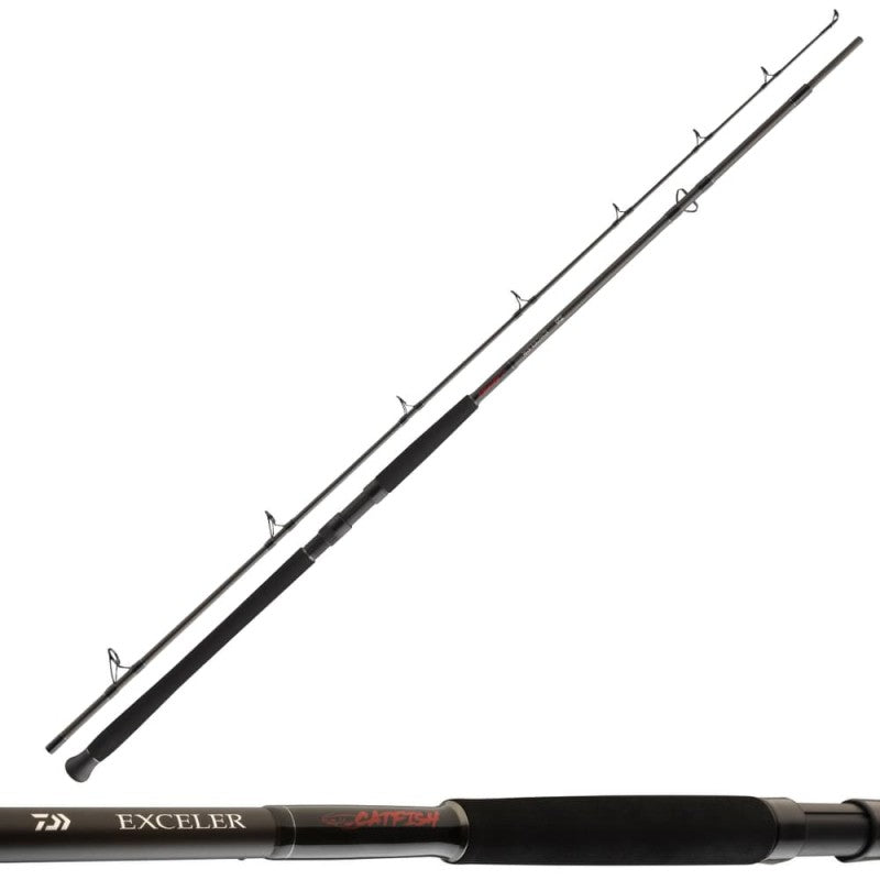 Въдица за риболов на сом DAIWA EXCELER CATFISH BOJE - 3.00m/200-600gr, композитна структура и половин параболичен гръбнак.