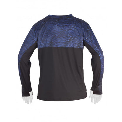 Блуза с дълъг ръкав за защита от слънце  - DAIWA D-VEC LS SUNPROTECTION UPF+ - NAVY
