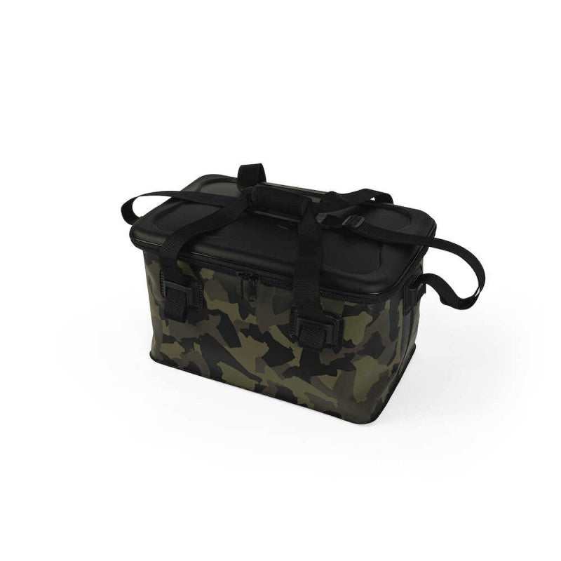 Термо Чанта AVID Stormshield Pro Cool Bag - Large in camouflage design, ideal for outdoor activities.