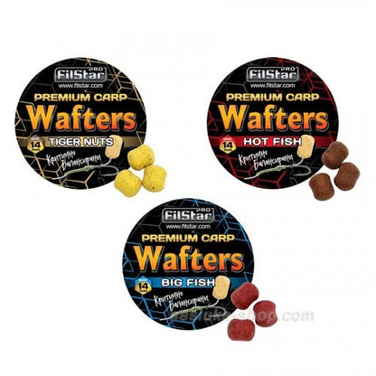 Балансирани дъмбели FilStar Wafters Premium Carp - 10x6mm / 30g - различни аромати