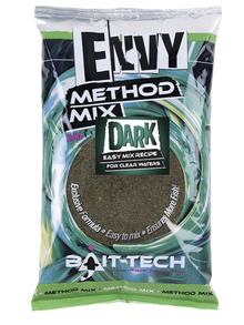 Захранка BAIT-TECH Envy Method Mix Dark - 2kg, удобная смесь для рыбалки и привлечения рыб, 2 кг.