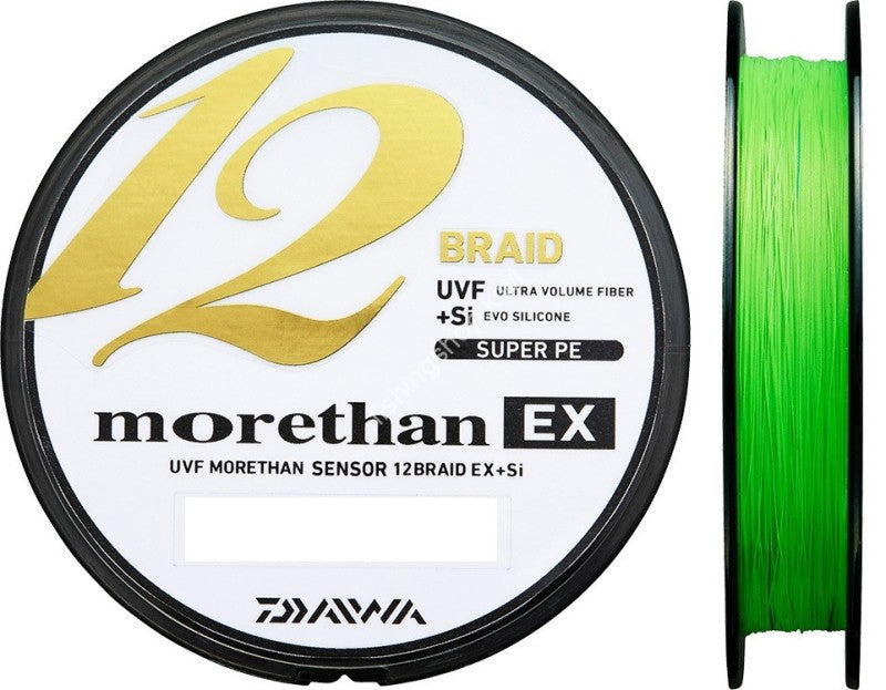 Плетеный шнур Daiwa MORETHAN 12 BRAID EX+SI LIME GREEN (зелено) - 300m