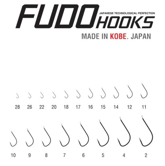 Куки FUDO Sode 1200 Nickel - японски куки с различни номера, произведени в Кобе, Япония.