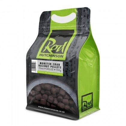 Пелети Rod Hutchinson MONSTER CRAB / HALIBUT PELLETS - 800гр. опаковка с високо протеиново съдържание.