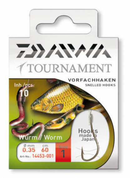 Cârlige legate - Daiwa Tournament Worm Hooks