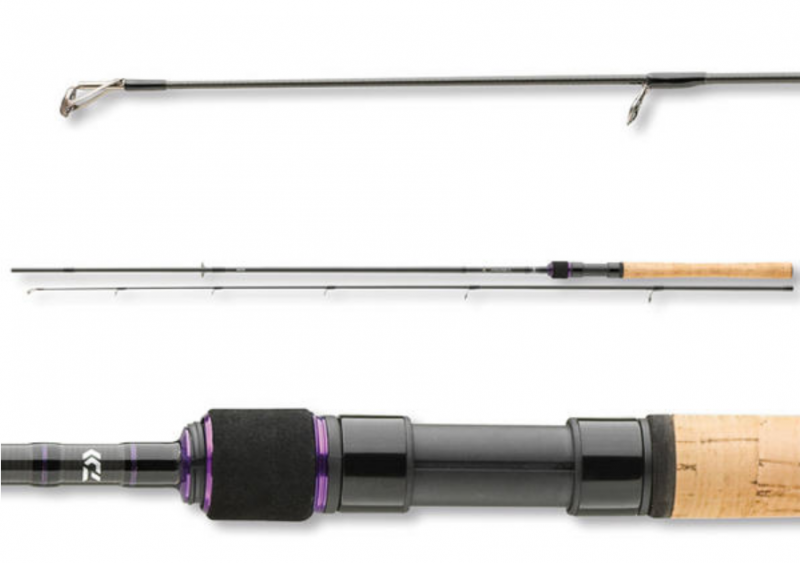 Спининг въдица Daiwa PROREX S SPIN - 2.40m / 10-30gr, детайли на конструкцията и дизайна на въдицата.