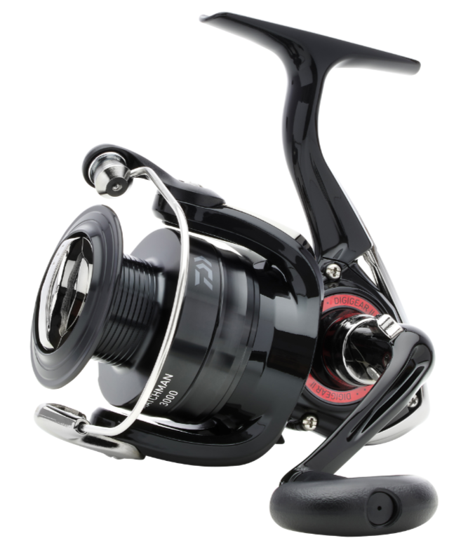 Макара с преден аванс DAIWA 23 MATCHMAN, идеална за риболов с универсален 3000 размер.