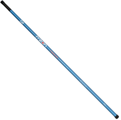 Щекерна дръжка за кеп DAIWA 24 NZON FEEDER LANDING NET HANDLE - 4.00 метра / 3 части, синя дръжка за риболов.