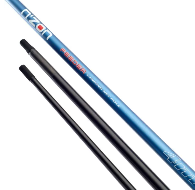 Щекерна дръжка за кеп DAIWA 24 NZON FEEDER LANDING NET HANDLE - 4.00 метра / 3 части, трисекционна риболовна дръжка