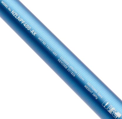 Щекерна дръжка за кеп DAIWA 24 NZON FEEDER LANDING NET HANDLE - 4.00 метра / 3 части, детайли на секции и характеристики.