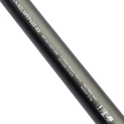 Щекерна дръжка за кеп DAIWA 24 NZON FEEDER PRO LANDING NET HANDLE - 4.00 метра на 3 части, детайли на продукта